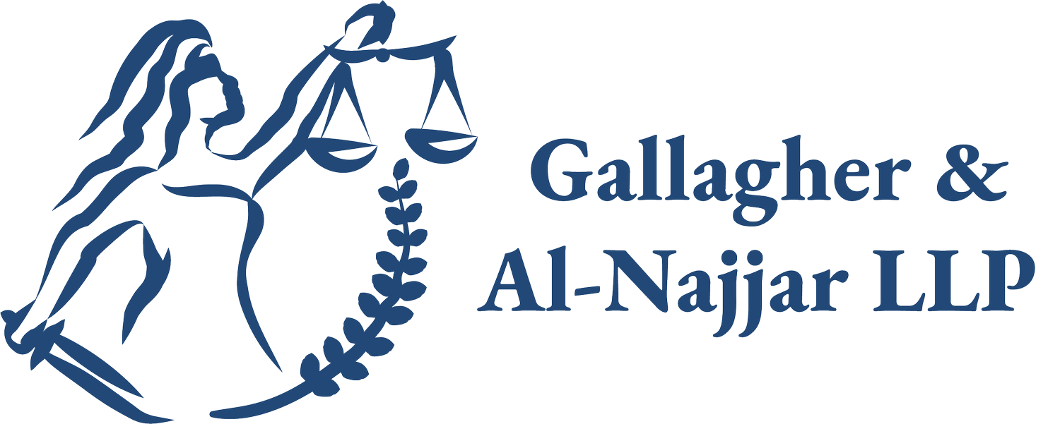 Gallagher Law Partners Logo in Blue